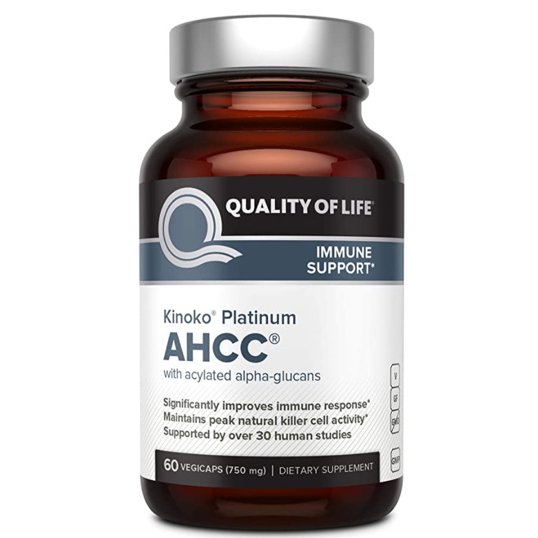 AHCC Kinoko Platinum cao cấp - 750mg 60v