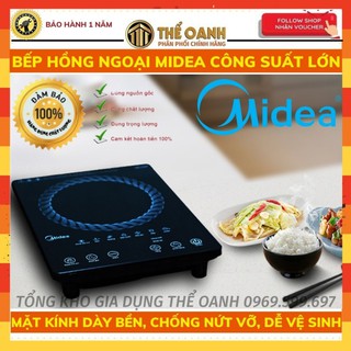 Bếp hồng ngoại Midea MIR-T2015DC 1800W
