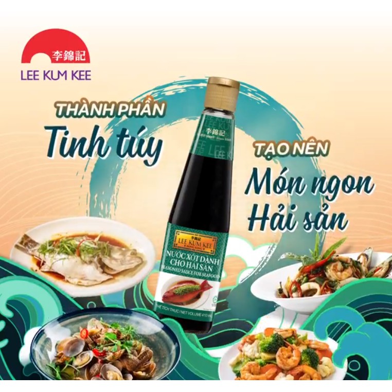 Tương Hấp Cá Lee Kum Kee 410ml - Cá Chẽm Hấp Kiểu HK