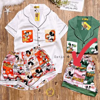Đồ mặc nhà - satin lụa - quần ngắn