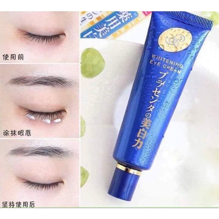 Kem mắt Meishoku dưỡng sáng giảm quầng thâm mắt Whitening Eye Cream 30g Nhật Bản