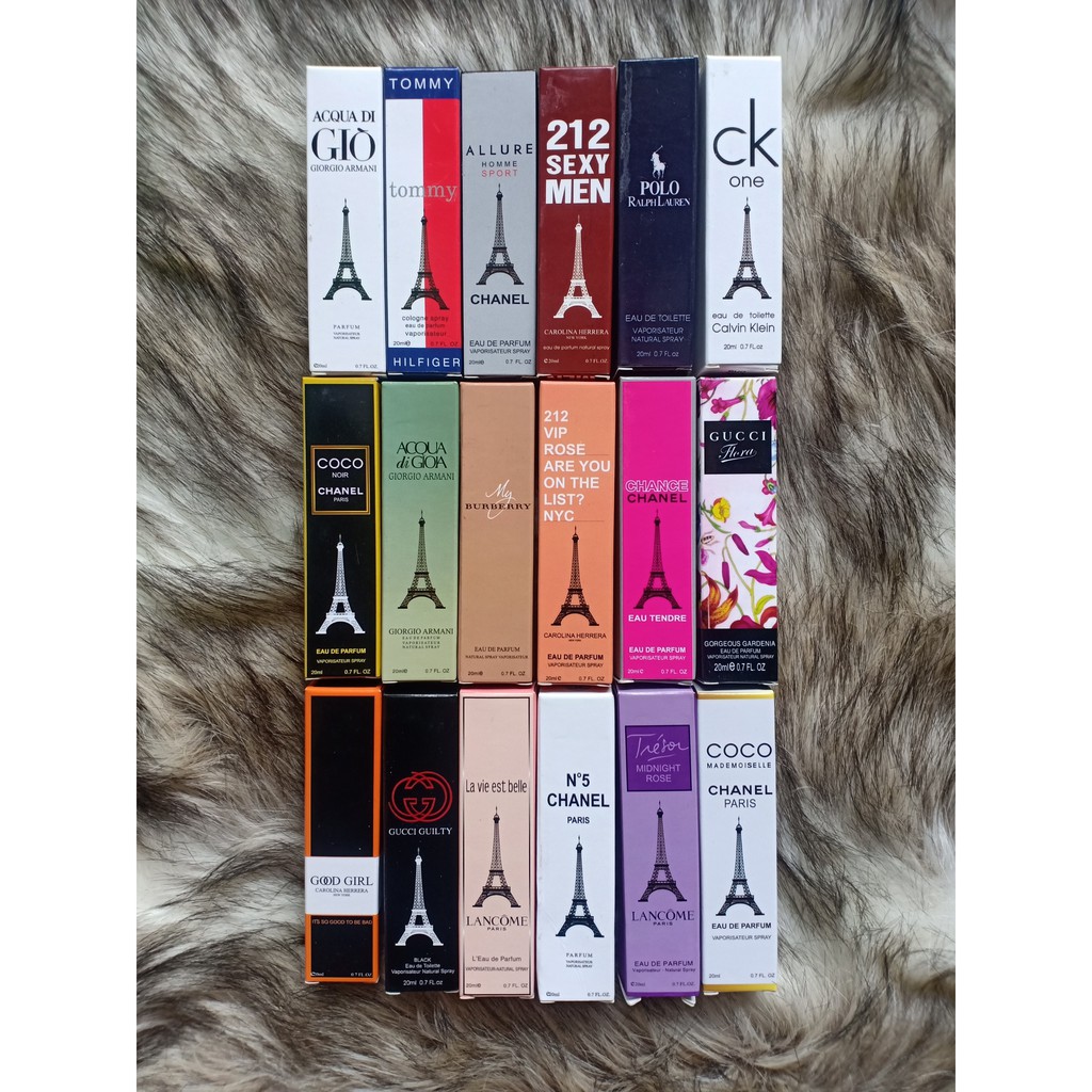 Nước hoa mini 20ml dạng xịt (Được chọn mùi) | Thế Giới Skin Care