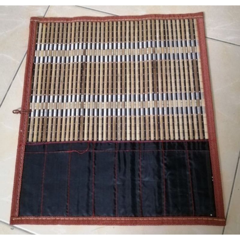 Mành trúc đựng bút lông thư pháp - Dụng cụ đựng bút lông tiện lợi