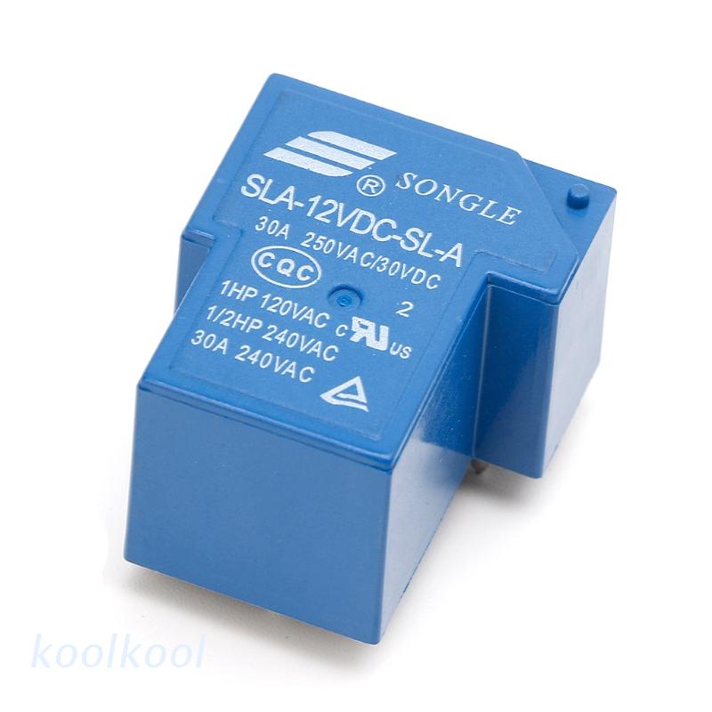 Rơ Le Công Suất Cao 5pin 12v 30a Sla-12Vdc-Sl-A