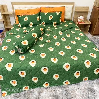  Chăn Hè Vịt Vàng Cotton poly Sét 5 món - Được lựa mẫu khác (Tặng kèm vỏ gối ôm)