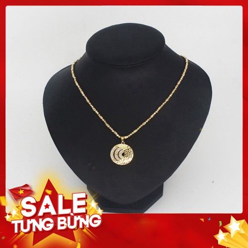 -Hàng nhập khẩu Dây chuyền bi cho nữ kèm mặt đính đá siêu đẹp - Vòng cổ nữ mạ vàng cao cấp DCN46 Liên hệ mua hàng 084.
