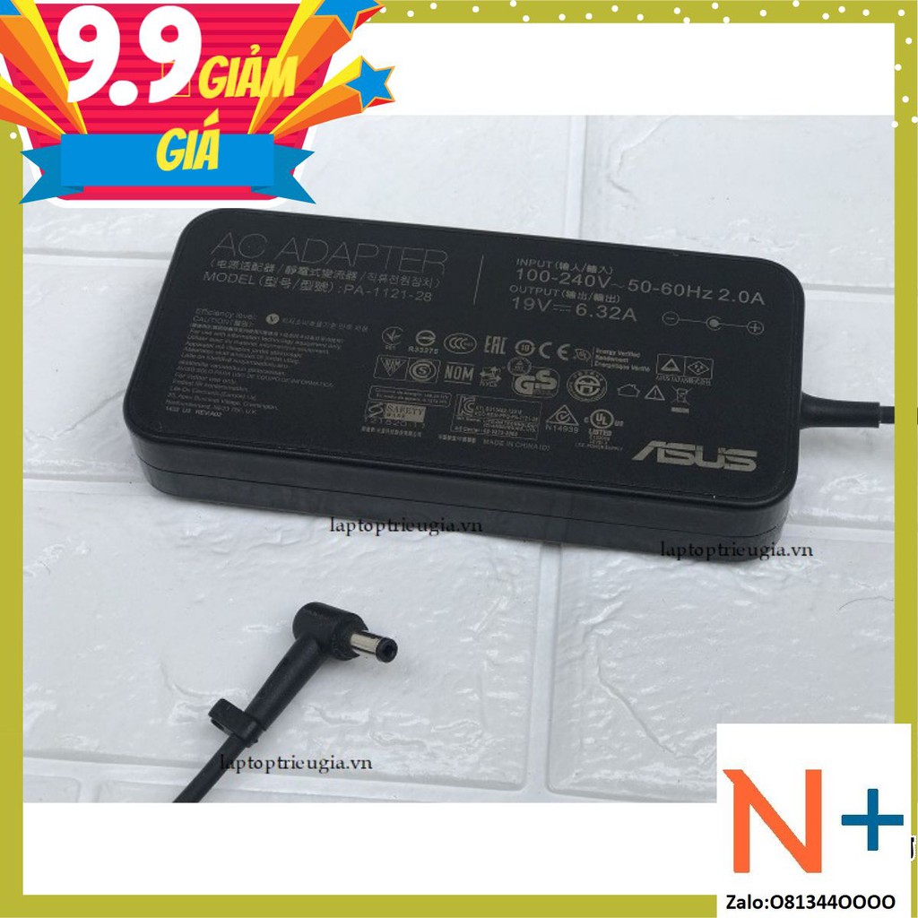 Sạc Laptop Asus 19V - 6.32A Chính hãng