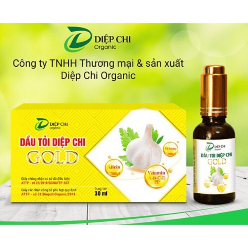 (Quà Tặng)Dầu tỏi Diệp Chi - Tinh dầu tỏi Diệp Chi Gold+ Chính Hãng