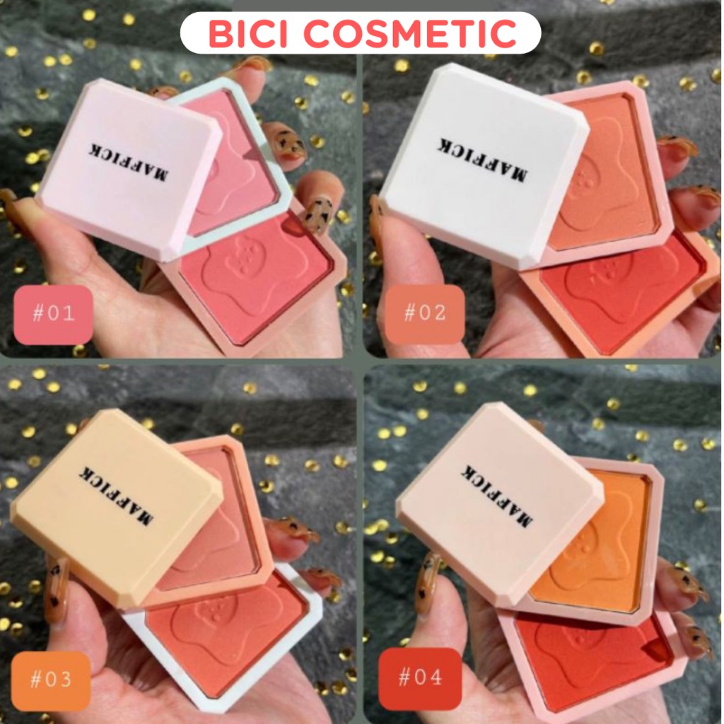 Phấn Má Hồng 2 Tầng MAFFICK Egg Bear Blush Double Two-Color Nội Địa Trung | BigBuy360 - bigbuy360.vn