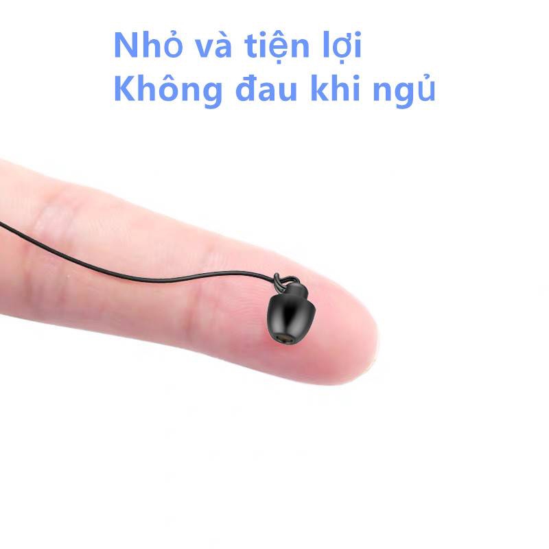 Loa siêu trầm HiFi silicone tai nghe ngủ 3,5MM điều chỉnh âm lượng