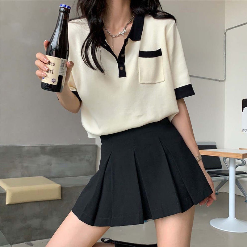 Set Áo Váy Xếp Ly Thời Trang Hè Xinh Xắn Cho Nữ
