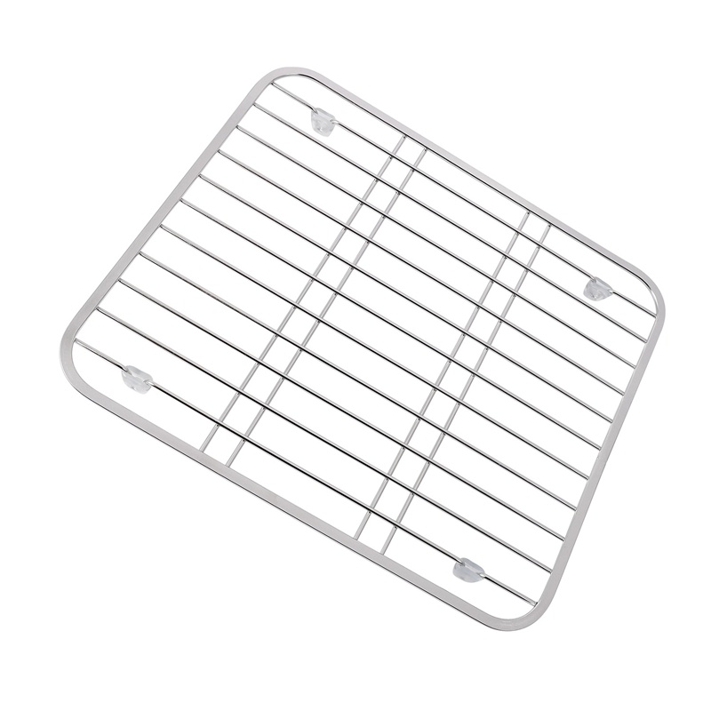Giá Đỡ Bằng Thép Không Gỉ Đa Chức Năng Giúp Ráo Nước Cho Nhà Bếp