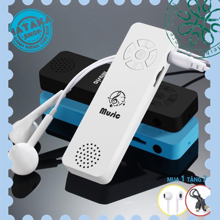 Máy nghe nhạc mp3 thời trang-có loa-tặng tai nghe và dây sạc
