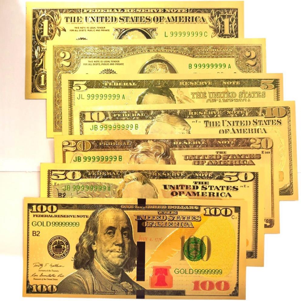 [GIÁ CỰC TỐT] Combo 10 Lá Vàng 100 USD Mẫu Mới Lì Xì Tết Cực Ý Nghĩa