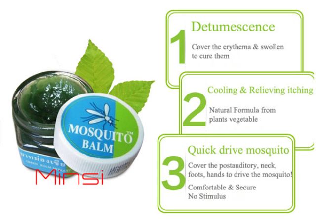Cao muỗi Thái Lan Dầu thoa xử lý muỗi đốt Mosquito Balm Thái Lan