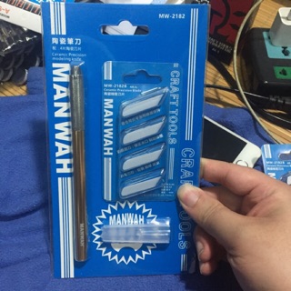 Dụng cụ cắt: bộ dao & lưỡi dao ceramic precision manwah mw2182
