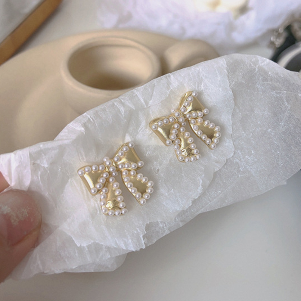 Cặp Bông Tai Ngọc Trai Giả Thời Trang Nữ