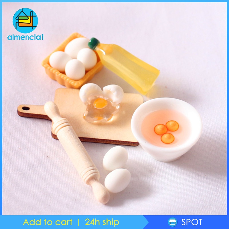 Set 5 Tô Đựng Trứng 1 / 12 Trang Trí Nhà Búp Bê