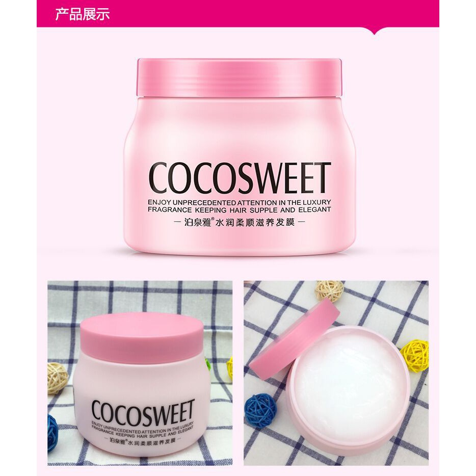 Kem Hấp - Ủ - Xả Phục Hồi Tóc hương nước hoa Bioaqua CoCoSweet Dạng Hũ 500 ml | BigBuy360 - bigbuy360.vn