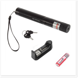 ĐÈN PIN LASER 303 TIA XANH