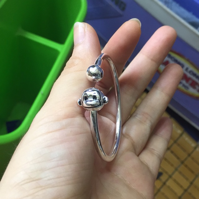 Vòng khỉ bạc ta chuẩn đẹp cánh thiên thần