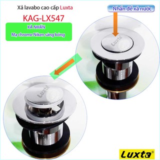 BỘ XẢ NHẤN LAVABO LUXTA KAG-LX547