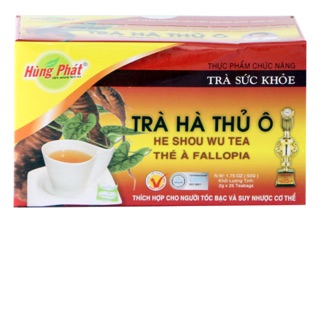 Trà hà thủ ô Hùng Phát túi lọc 2g ( hộp 25 gói)