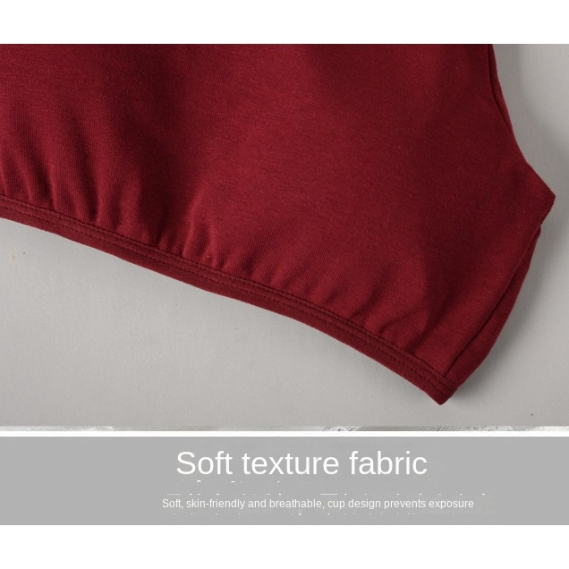 Áo Ngực Nữ In Chữ Vải Cotton