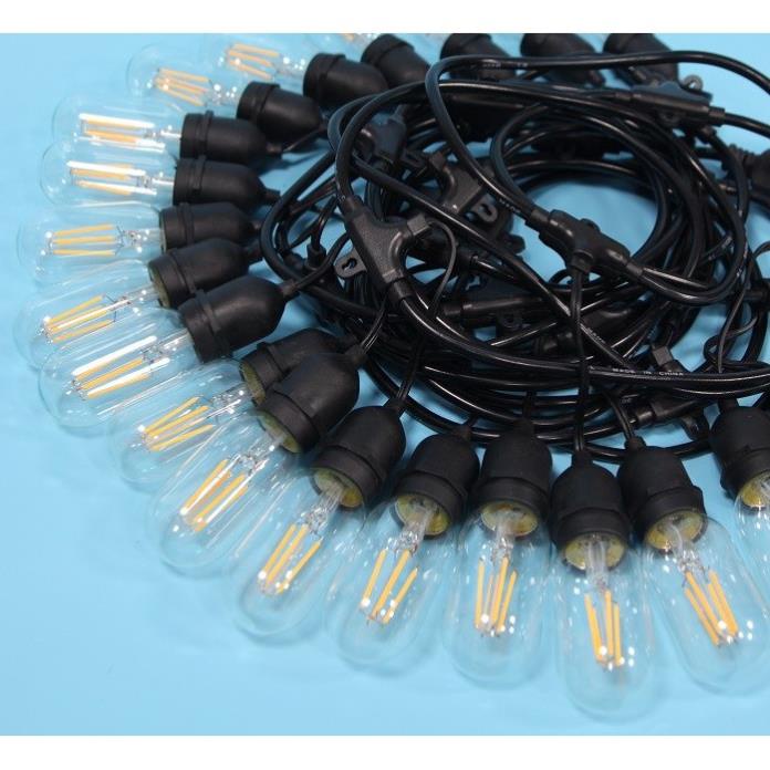 Dây đèn bóng led edison T45 7 mét 14 bóng 4w đèn trang trí