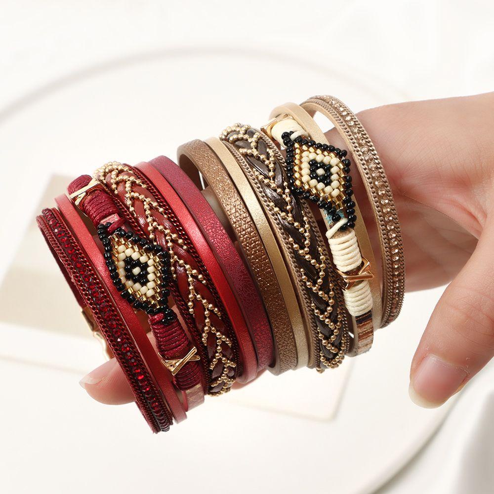 OSIER1 Vòng Đeo Tay Nhiều Tầng Thời Trang Dành Cho Nữ