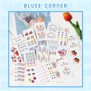 Combo 30 hình xăm dán mini phong cách hàn quốc cực đáng yêu
