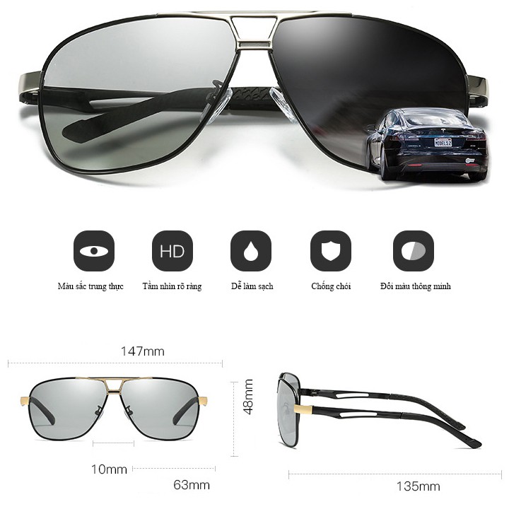 Mắt kính đổi màu phân cực A8521 - JONA | BigBuy360 - bigbuy360.vn