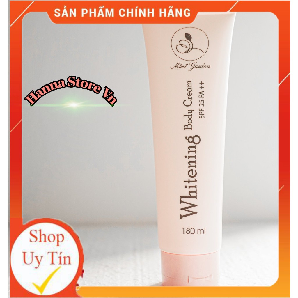 Kem Body Men Bia MiniGarden, Chống Nắng , Dưỡng Và Làm Trắng Da Hiệu Quả 180ml