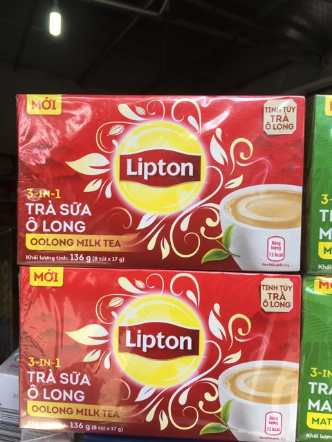 TRÀ SỮA Ô LONG LIPTON 136g(8 tui x17g)