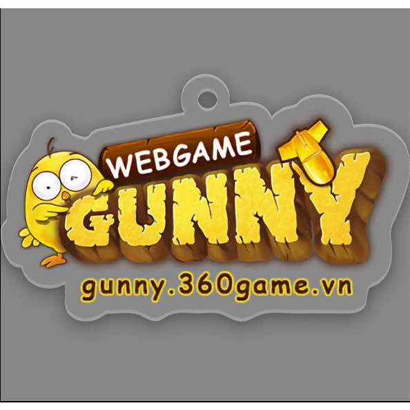 Mã QR in theo yêu cầu và móc khóa mica game gunny thiết kế theo yêu cầu