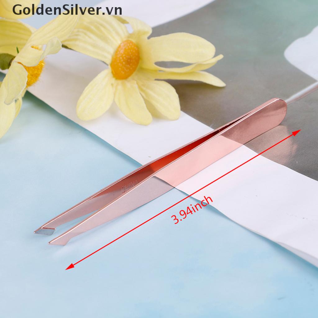 Nhíp Nhổ Lông Mày / Lông Mặt Bằng Thép Không Gỉ