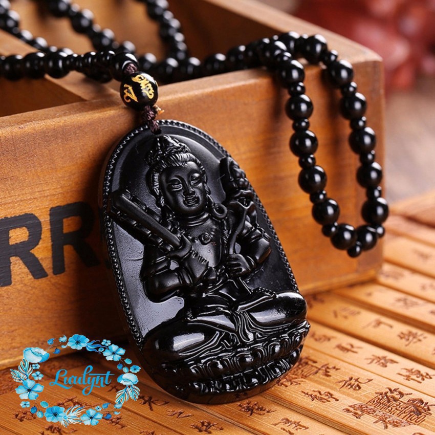 Chuỗi hạt đeo cổ phật Hư Không Tạng Bồ Tát - Bản mệnh người tuổi Sửu, Dần -TẶNG VÒNG ĐEO TAY