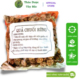Chuối hột rừng thái lát khô gói 1kg