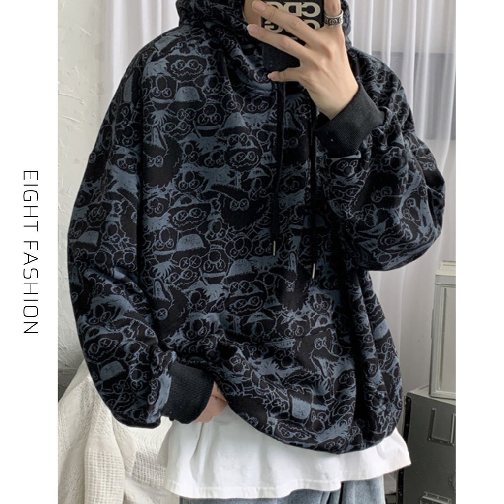 Áo Hoodie In Full Hình Unisex Nam/Nữ Cá Tính Eightfashion HD104