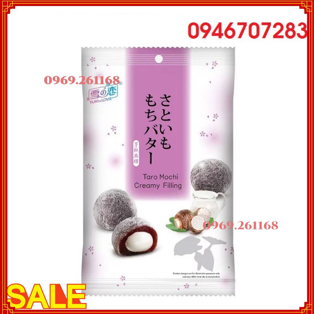 Bánh Mochi Creamy Filling Yuki &amp; Love nhân khoai môn 120gr - 4713072175595
