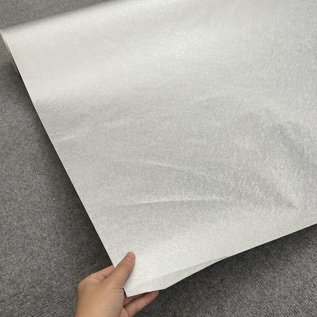 Giấy dán tường phòng ngủ vân xước xám phong cách hàn quốc nhiều màu