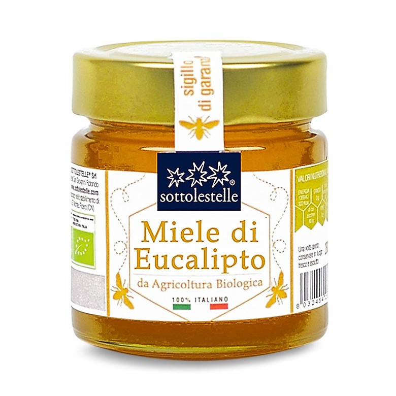 Mật ong hoa bạch đàn hữu cơ Sottolestelle Eucalyptus Honey 280g