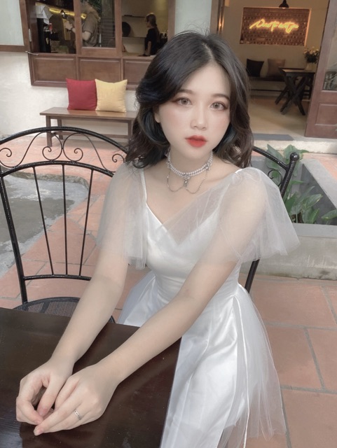 Đầm lưới vai Laxi | BigBuy360 - bigbuy360.vn