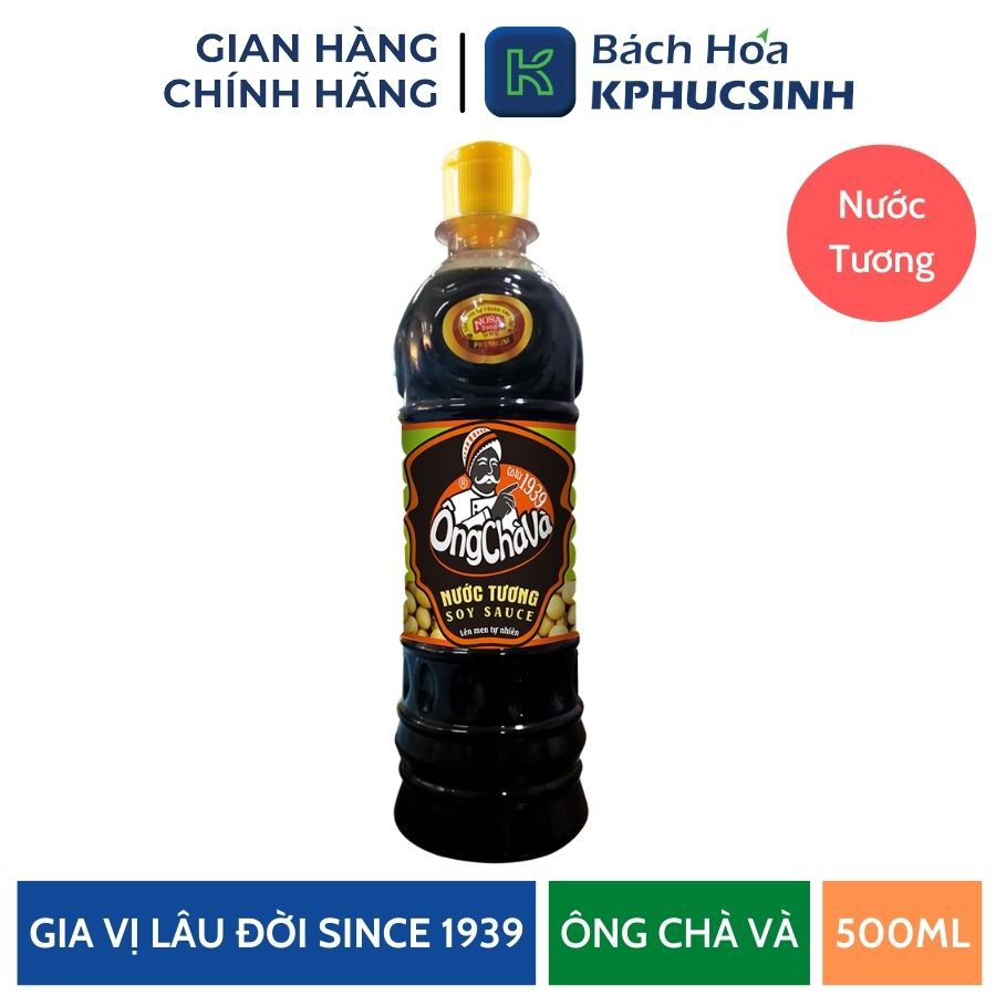 Chai nước tương Ông Chà Và 500ml KPHUCSINH - Hàng Chính Hãng