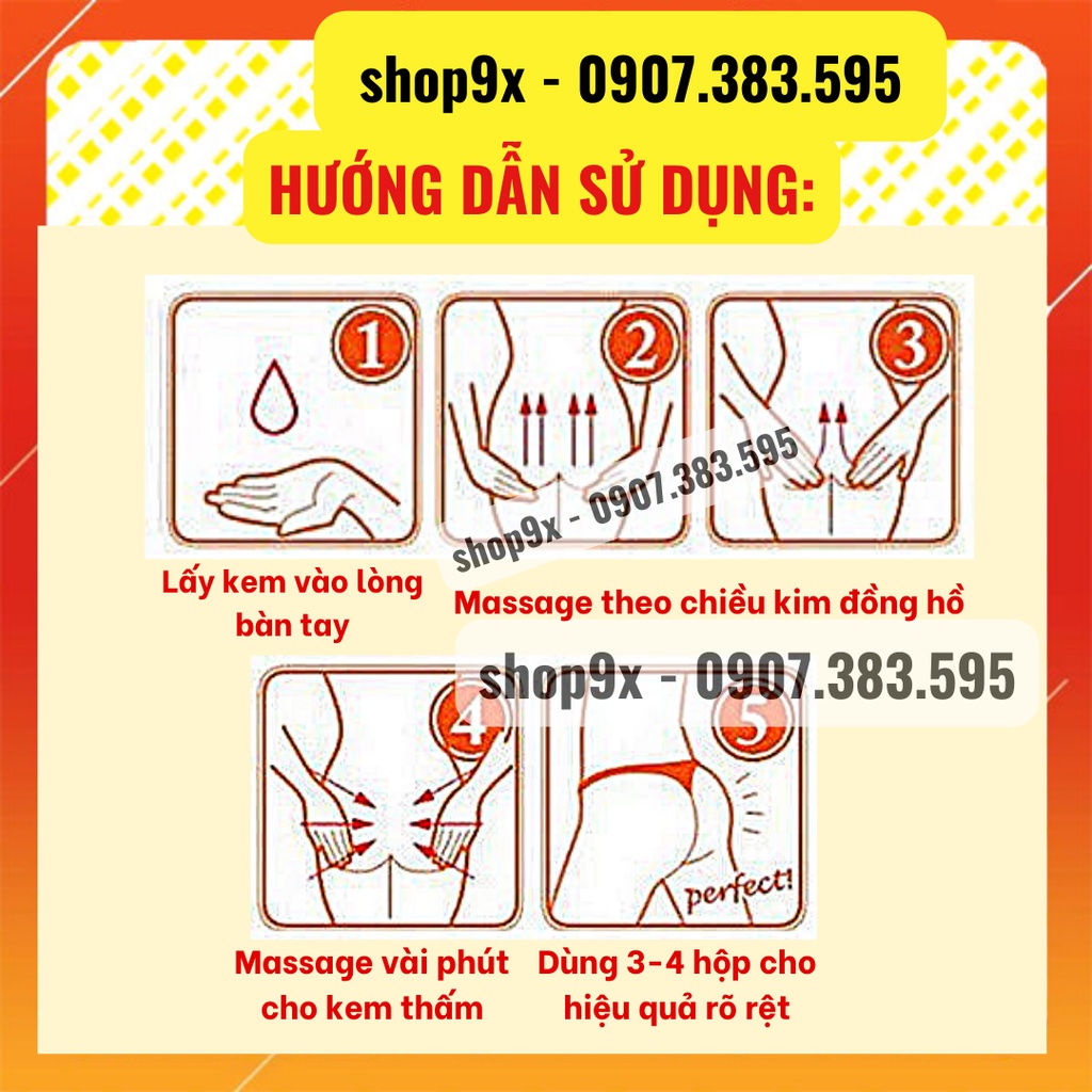 Kem Massage Nở Mông Ngực HIP LIFT UP / Bust Enlarge Dưỡng Da Săn Chắc Aichun