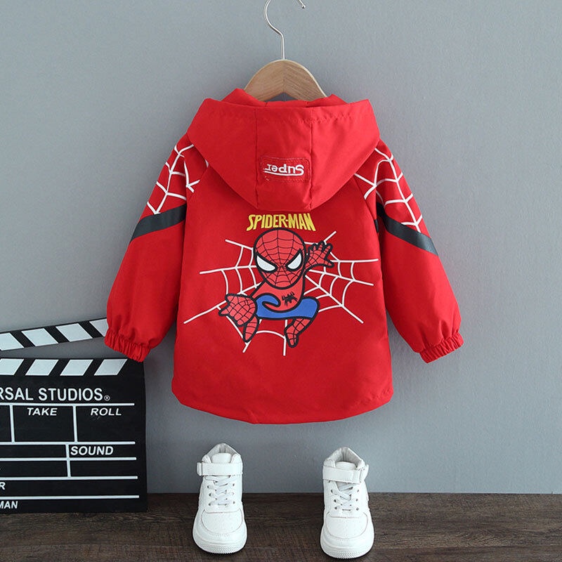 ️ áo khoác người nhện ️ áo khoác gió người nhện Spiderman, siêu nhân nhện Spiderman cho bé trai siêu hot