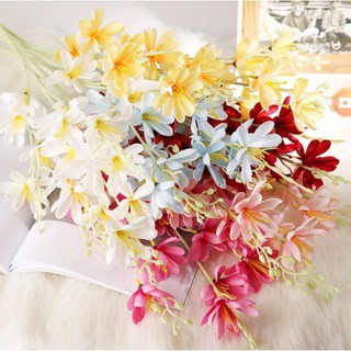 Cành hoa cánh tiên cao 75cm, hoa giả cao cấp trang trí nội thất, quán cafe