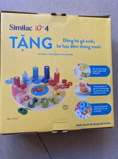 Bộ đồ chơi đồng hồ gỗ cho bé