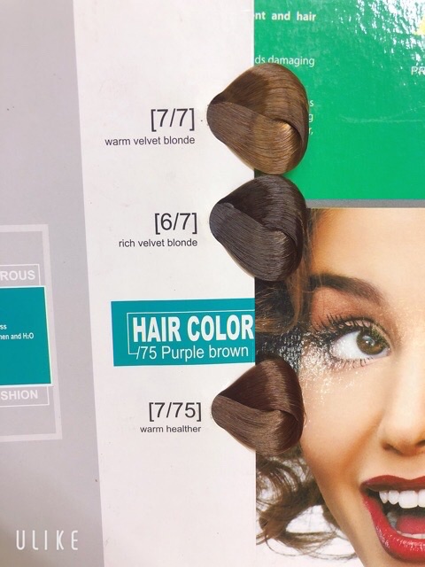 Thuốc nhuộm tóc đủ màu Topty Thái Lan ( Có bảng màu để lựa)