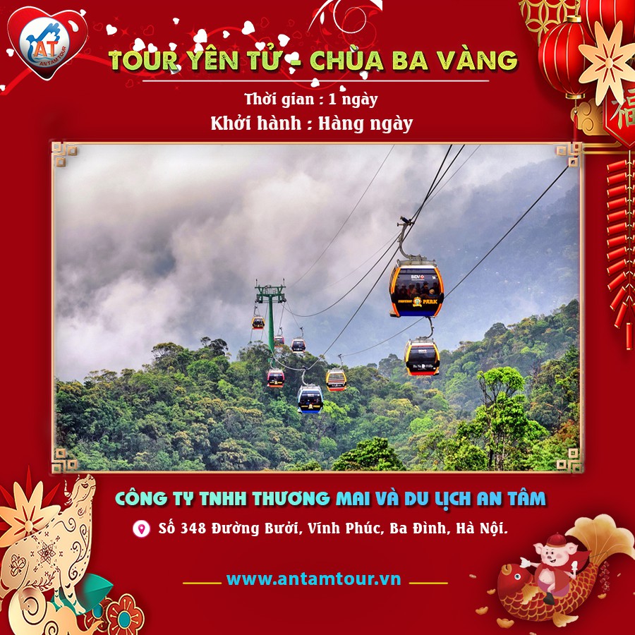 Toàn Quốc [ E-Voucher ] Tour Yên Tử Chùa Ba Vàng 1 ngày từ Hà Nội